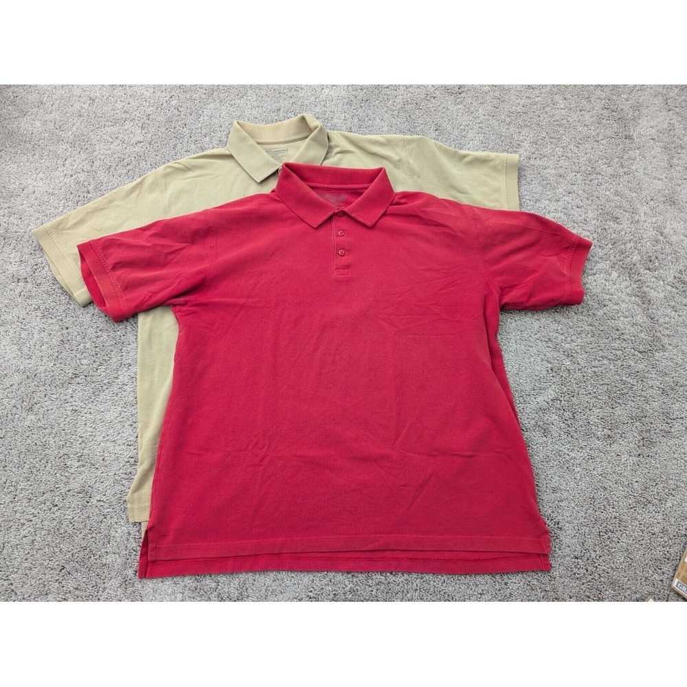 Lot of 2 5.11 Tactical Series Polo Shirt‎ Mens Extra Large Short Sleeve Golf
